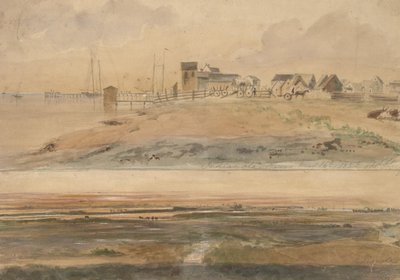 Indianola，Texas和Indianola与Lavaca Point在距离 作者 托马斯·弗林托夫